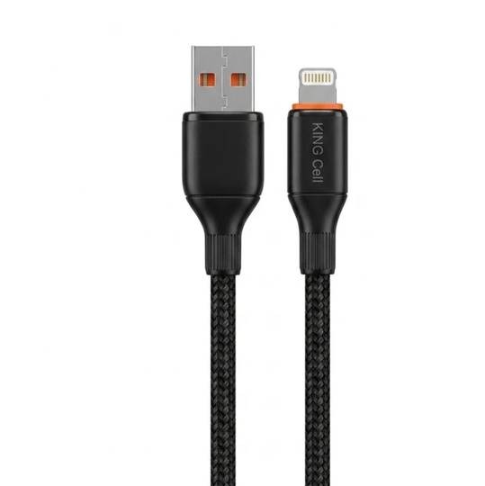 کابل تبدیل USB به لایتنینگ کینگ سل مدل KC-11 طول 1 متر