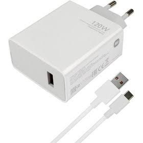 شارژر 120 وات شیائومی مدل mdy-12-ez دوشاخه اروپایی به همراه کابل