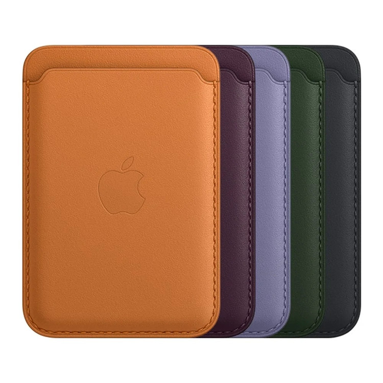 کیف کارت چرمی مگ سیف آیفون (Apple MagSafe Leather Wallet)