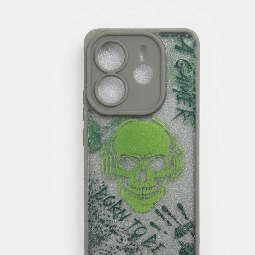قاب محافظ طرح اسکلت و هدفون (Gamer Skull Edition) مناسب برای شیائومی (NOTE 14 4G) نوت 14 4G