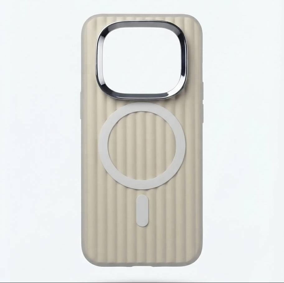 قاب طرح مگسیف طرح خطی ( MagSafe Case) 3D مناسب برای شیائومی ردمی نوت15 (redme note 15 4g)