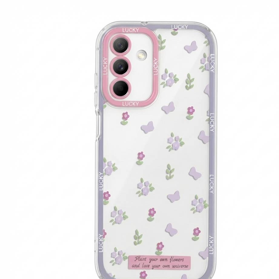 قاب گوشی فانتزی طرح گل و پروانه (Plant Your Own Flowers) مناسب سامسونگ A17وA26