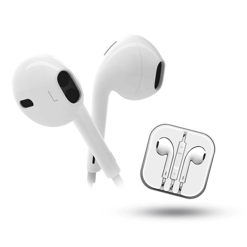 هندزفری با سیم اپل مدل EarPods (جک 3.5 میلیمتری همراه با قاب محافظ)