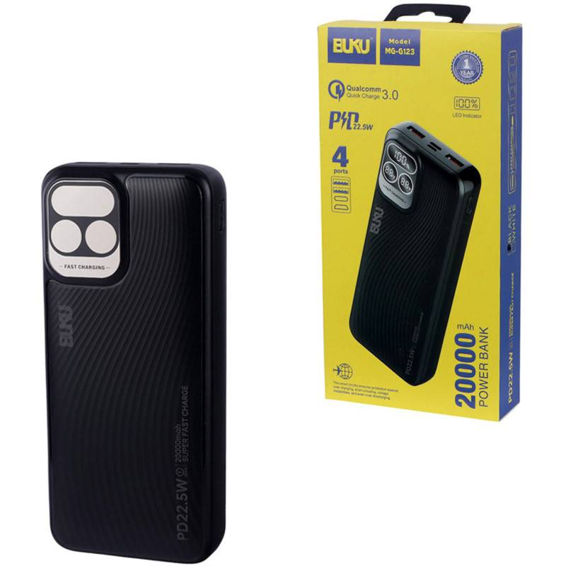 پاوربانک 30000 میلیآمپر بوکو مدل BUKU MG-G123