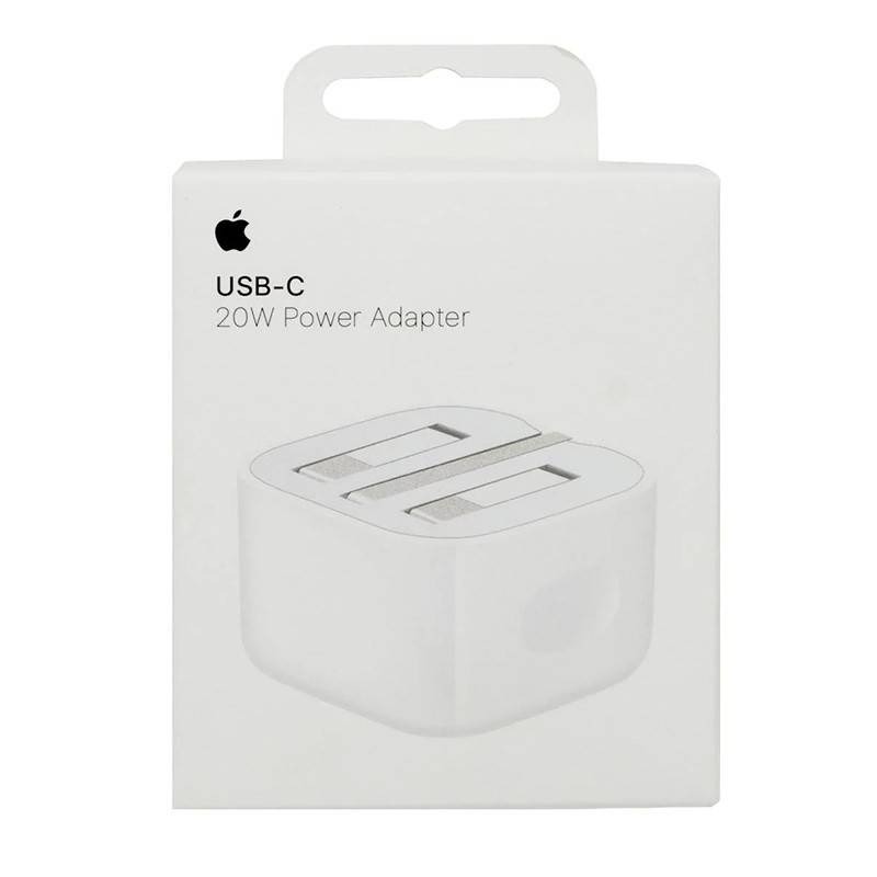 شارژر دیواری 20 وات اپل مدل USB-C Power Adapter ( دوشاخه مسافرتی/تاشو)