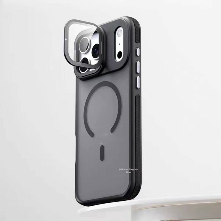 قاب محافظ مگ سیف دار کیس پرو (CASE PRO) رنگ طوسی مناسب برای آیفون سری 17